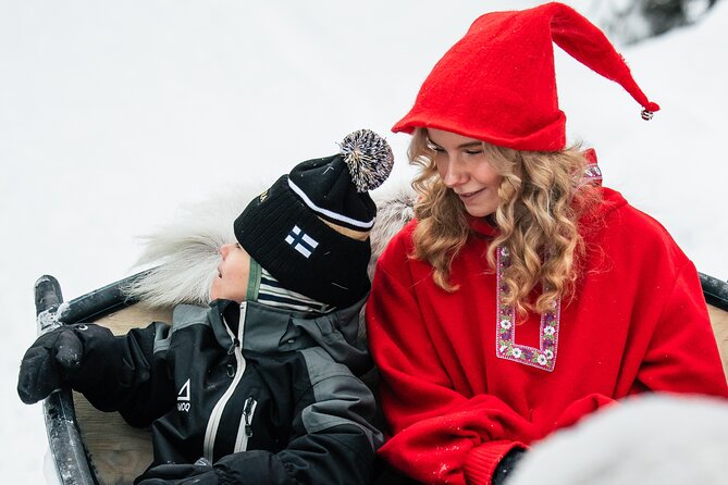 2km Sleigh Ride & Feeding Experience at Traditional Reindeer Farm - Hot drinks, snacks, and a hut by the fire