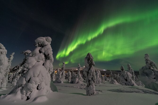 3-h Northern Light Safari by Snowmobiles From Levi - The 20 to 30 Kilometer Snowmobile Route