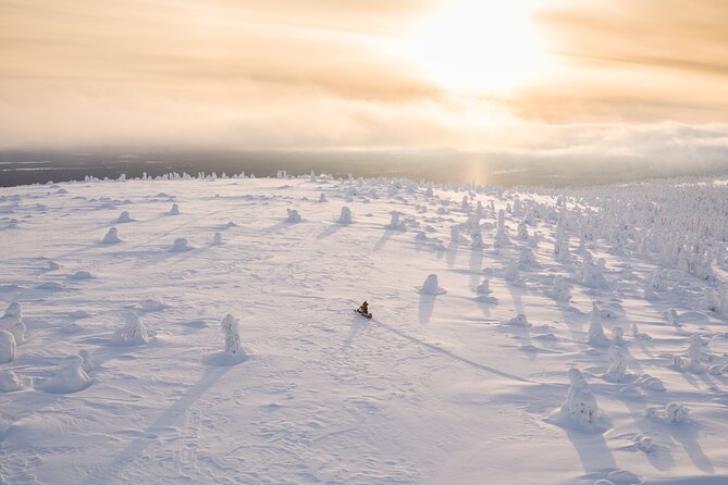 3-hour snowmobile adventure in Levi - Riding Beyond Levi’s Ski Slopes