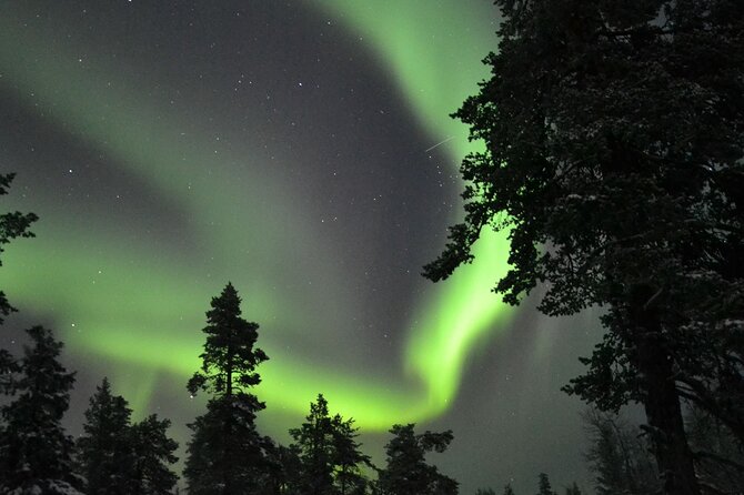 3-Hour Snowmobile Safari to Search Northern Lights in Levi - The open-fire stop at the kota shelter