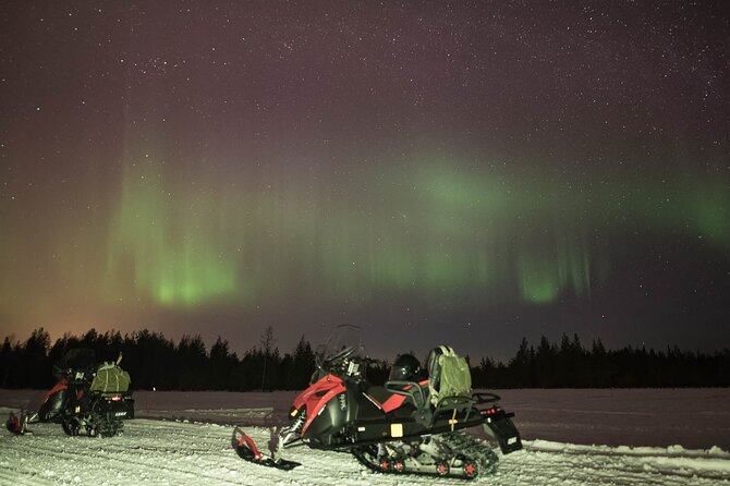 3-Hour Snowmobile Safari to Search Northern Lights in Levi - Sharing a snowmobile for the night ride