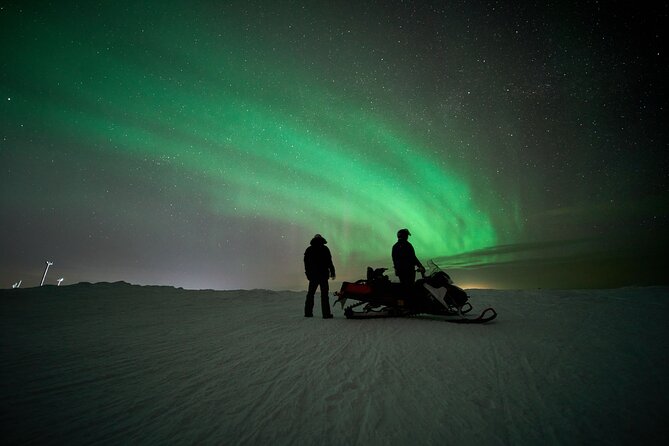 3 Hours Snowmobiling under Auroras and Night Sky - Riding into Levi’s winter darkness