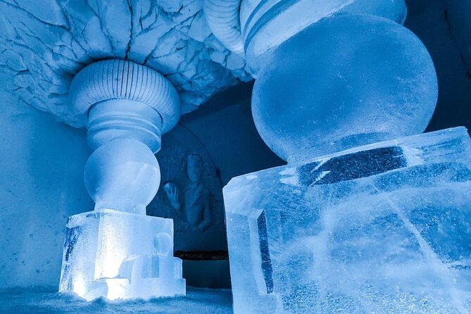 Arctic Snow Hotel Visit in Wildness in Rovaniemi - Walking through the snow hotel