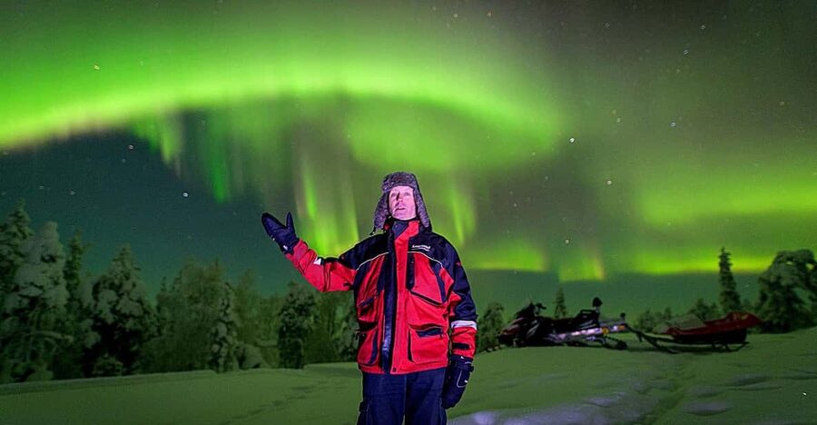 Auroras Northern Lights in Saariselka - What happens on a cloudy night