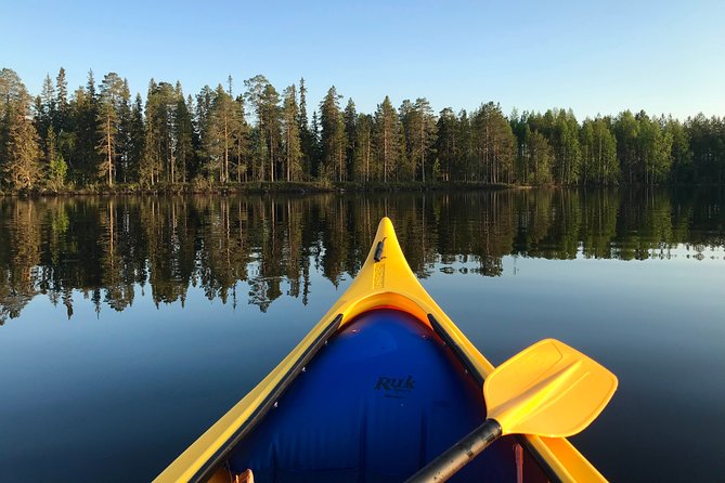 Canoe Trip in Lapland - Paddling through quiet Finnish scenery