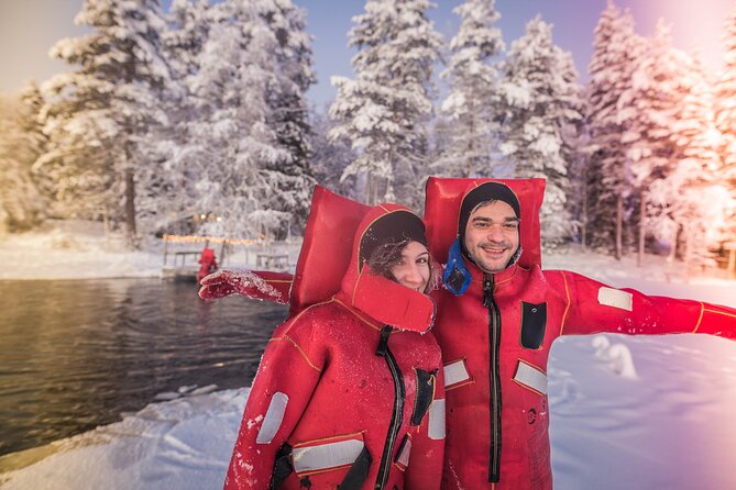 Daytime Arctic Ice-Floating in Rovaniemi, Small-Group - Floating in the lake for about 30 minutes