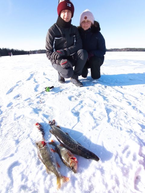 From Helsinki: Bodom Lake Ice Fishing with Food & Drinks - What the $128 price includes