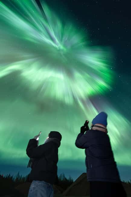 From Rovaniemi: Aurora Borealis Hunting with Photos & Videos - Six hours of active aurora hunting