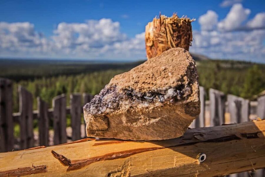 From Rovaniemi: EXCURSION TO THE AMETHYST MINE IN LUOSTO - The road from Rovaniemi to Pyhä-Luosto