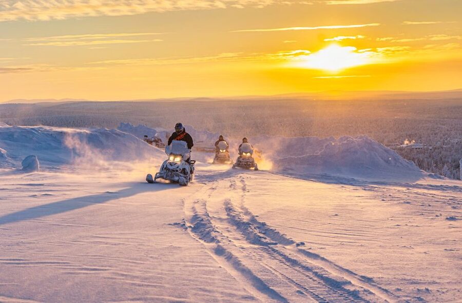 From Rovaniemi: Guided Lapland Snowmobile Adventure - What the ride feels like on the trail