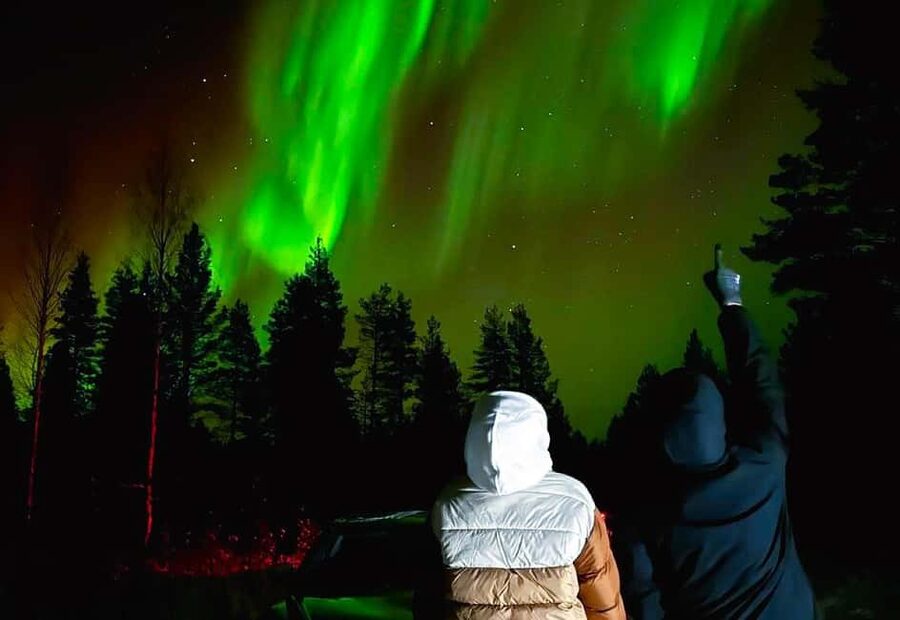 From Rovaniemi: Night Tour in Search of the Aurora with BBQ - Stop three: the secret stop and the final chance