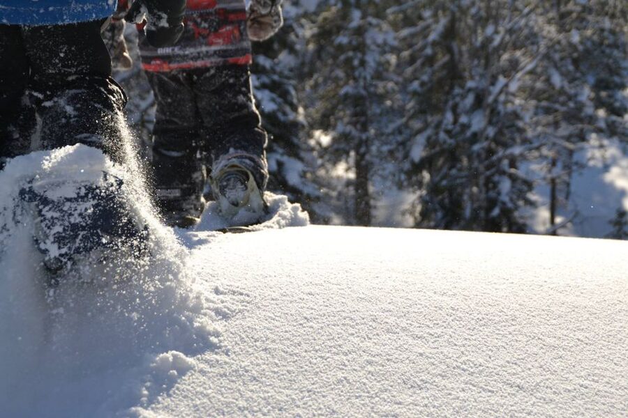 From Ruka: Snowshoeing in Oulanka National Park - Myllykoski old mill and the force of the rapids