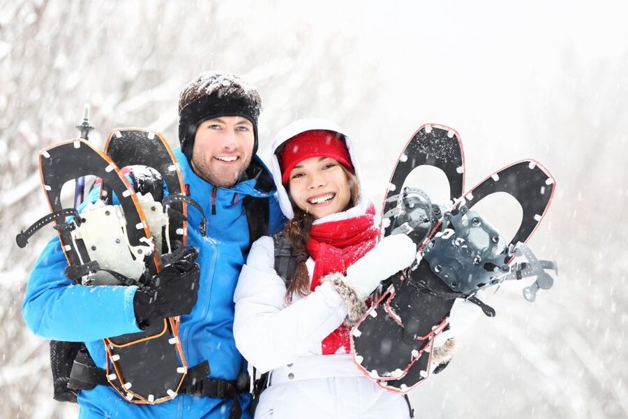 From Sirkka: Levi Summit Guided Nature Snowshoeing Tour - Learning the rhythm of snowshoes