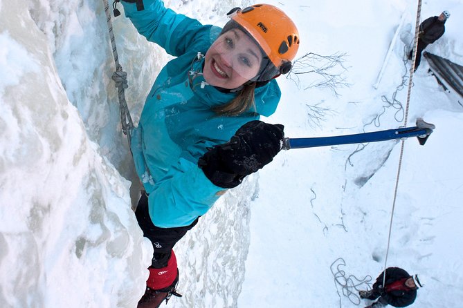 Guided Ice Climbing Activity in Pyhä - From Hotel Pyhätunturi to the Tajukangas ice fall