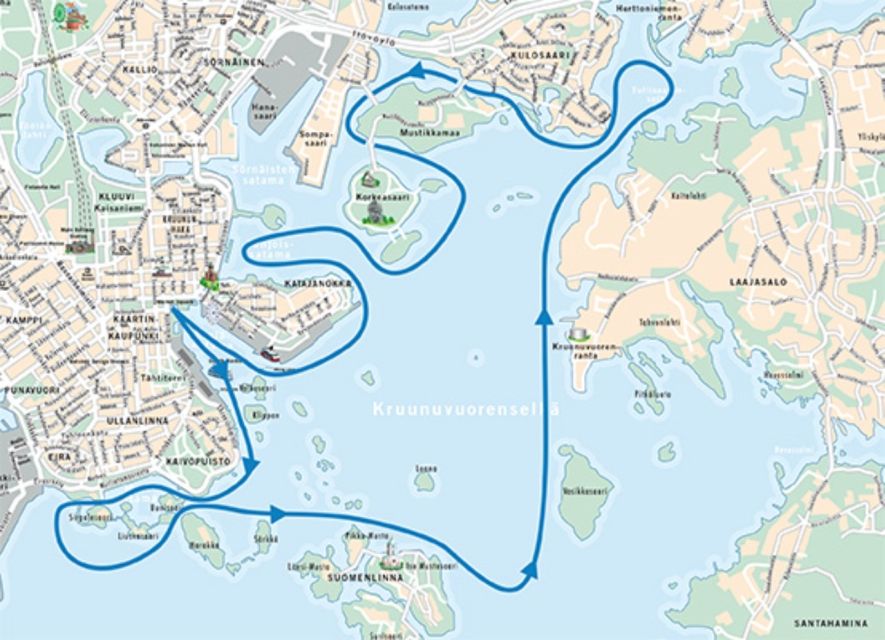 Helsinki: City Highlights 1.5-Hour Archipelago Cruise - Key points to know before boarding