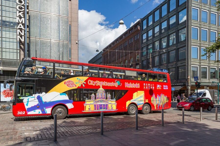 Helsinki: City Sightseeing Hop-On Hop-Off Bus Tour - Cruise terminals and Löyly