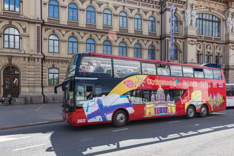 Helsinki: City Sightseeing Hop-On Hop-Off Bus Tour - Olympic Stadium, Linnanmaki, and Korkeasaari Island
