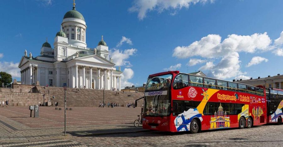 Helsinki: City Sightseeing Hop-On Hop-Off Bus Tour - Starting at Senate Square and the central harbor
