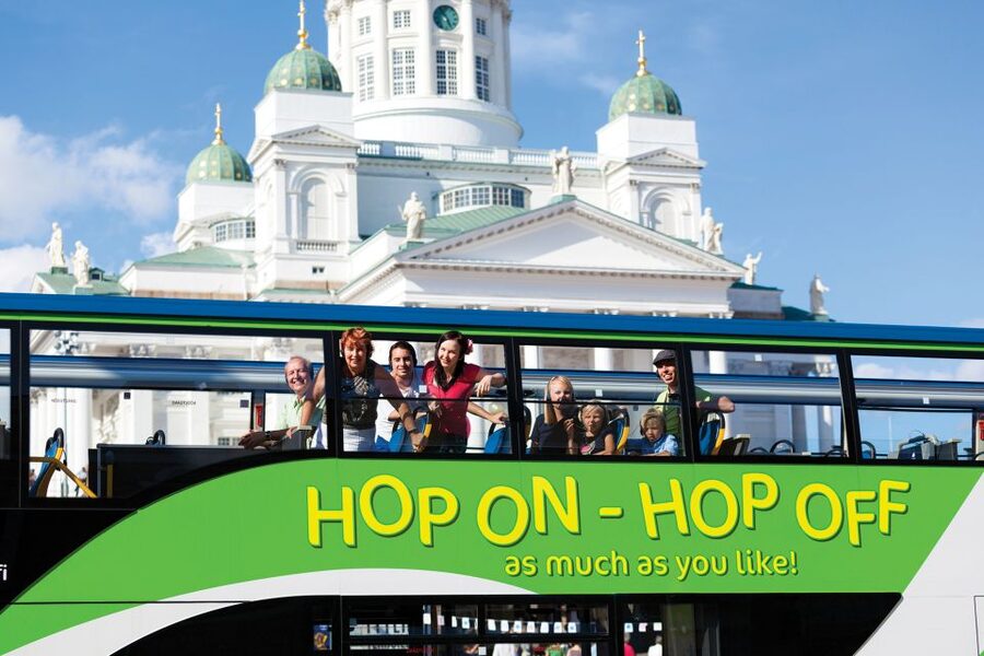Helsinki: Hop-On Hop-Off Bus Tour & City Highlights Cruise - Start at Market Square for Helsinki from the water