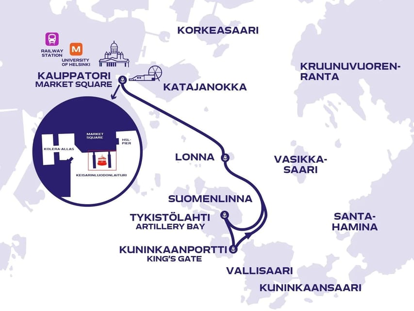 Helsinki: Suomenlinna and Lonna Hop-on Hop-off Cruise - The round-trip option for a slower afternoon