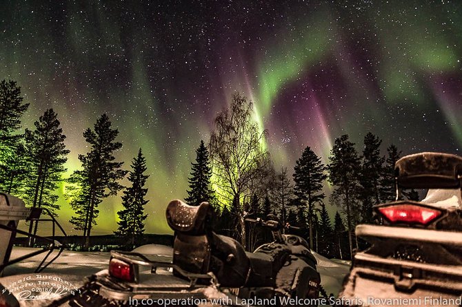Hunting Northern Lights by Snowmobiles - A small group and personal guiding