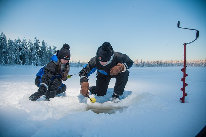 Ice Fishing -By car - What the $128.32 price includes in practice