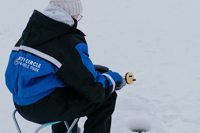 Ice Fishing by Snowmobile in Levi - Sausages, hot drinks, and a welcome pause