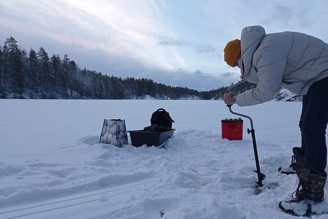 Ice fishing experience with Backpacker Helsinki Tour - Starting at Museokatu 8 in Helsinki