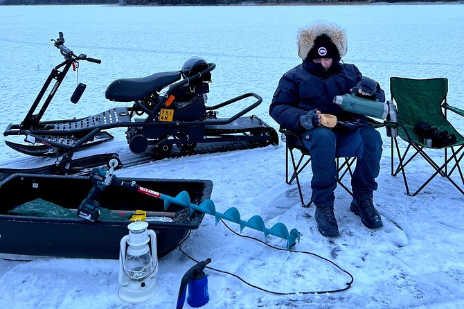 "ICEBREAKER" Ice Fishing VIP Private Tour - The glass igloo lunch is the tour’s warm center