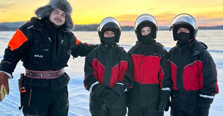 Ivalo: Snowmobile Safari, Meet and Feed Reindeers with Lunch - Who will enjoy this safari most?