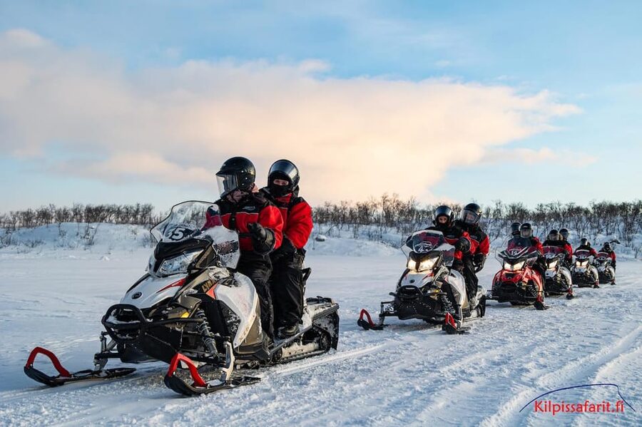 Kilpisjärvi: Border of Three Countries Snowmobile Safari - Driving, sleighs, and age limits