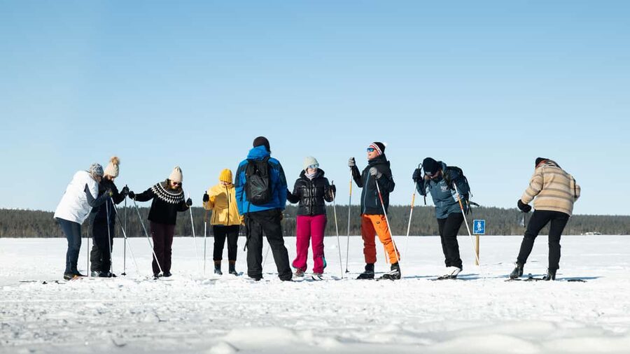 Kittilä: Lapland Levi Cross-country Skiing for Beginners - Getting comfortable with skis, boots, and poles