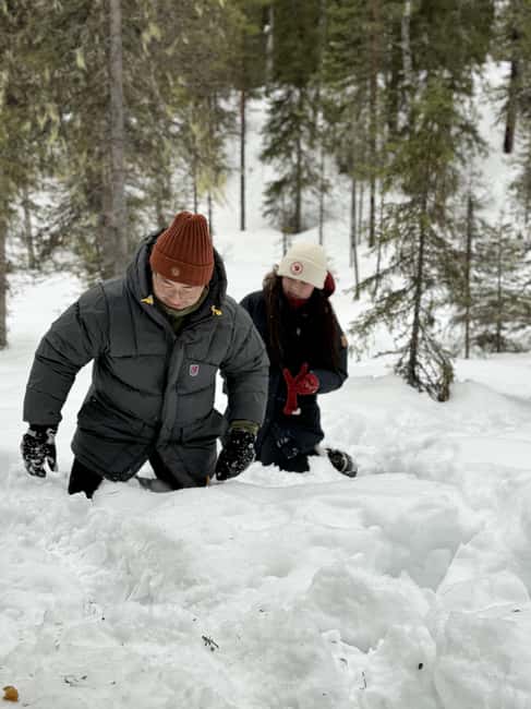 Korouoma Canyon Frozen Waterfalls Hike & Private Teepee BBQ - The private teepee BBQ and hot food