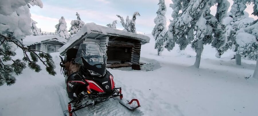 Lapland: Private Snowmobile Safari with arctic Local Guide - Riding through the Pyhä-Luosto National Park area
