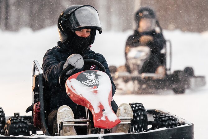 Lapland Winter Park Ice Karting Experience in Rovaniemi Finland - Getting ready for the 30-minute session