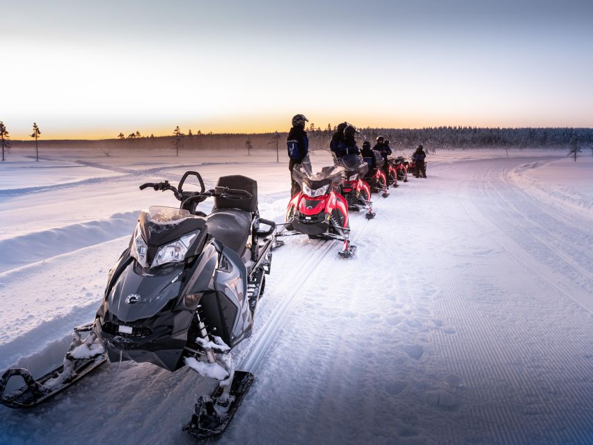 Levi: 3 Hour Snowmobile Safari Around Levi with Coffee Break - The second ride and possible fell views