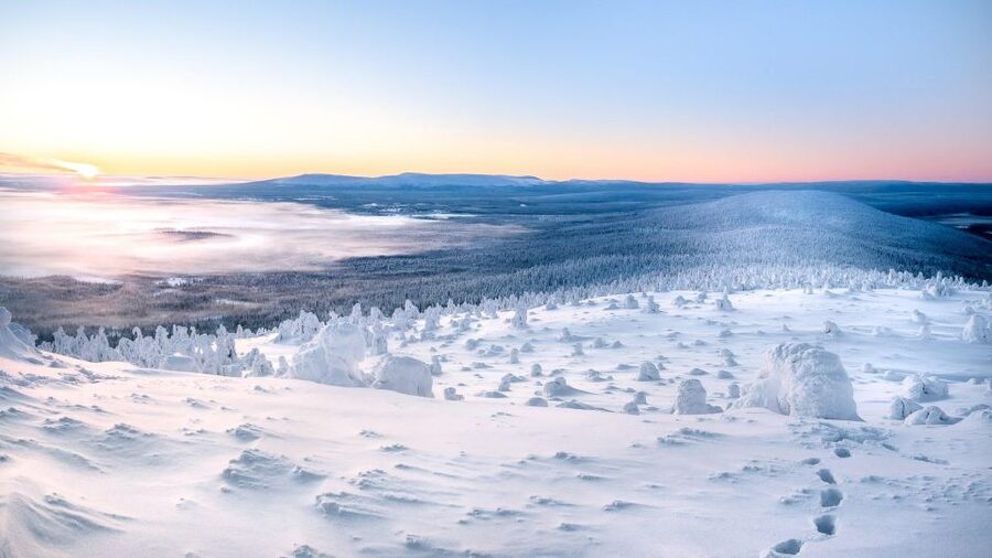 Levi: 4 Hour Snowmobile Safari to the Fells in Levi - The 105-minute return to Levi