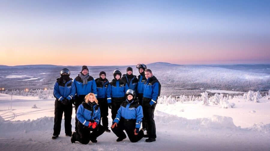 Levi: 4 Hour Snowmobile Safari to the Fells in Levi - Meeting in Levi and getting ready