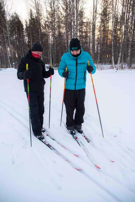 Levi: Cross-Country Skiing Experience - Learning the basic cross-country motion
