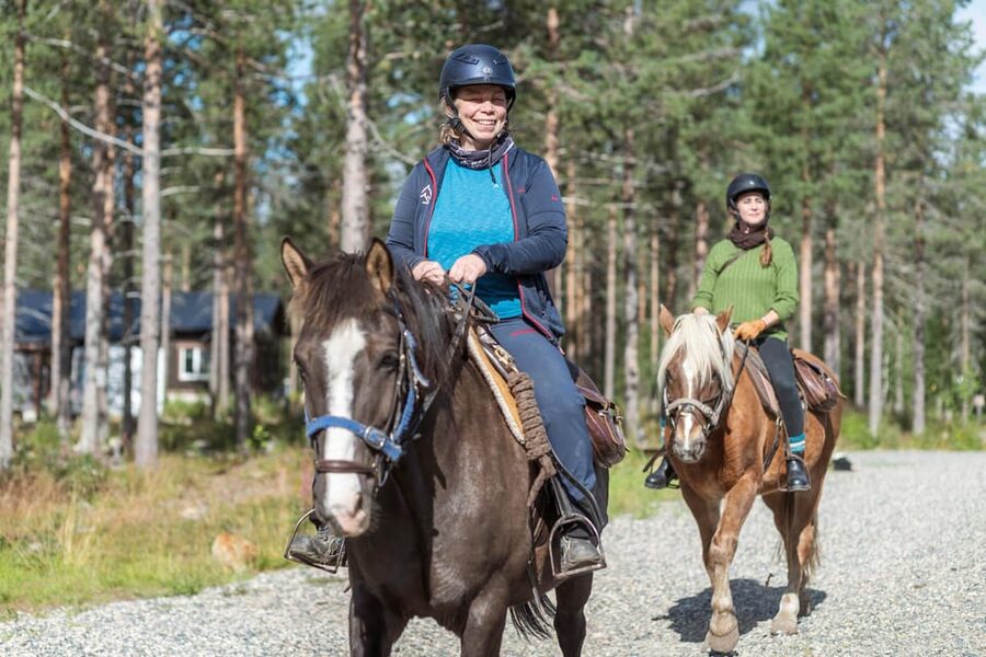 Levi: Horse Riding in the Finnish Forest - The Farm at Muoniontie 955