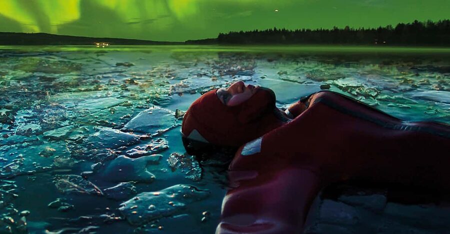 Levi: Ice Floating and Northern Lights Tour - Floating under stars and possible auroras