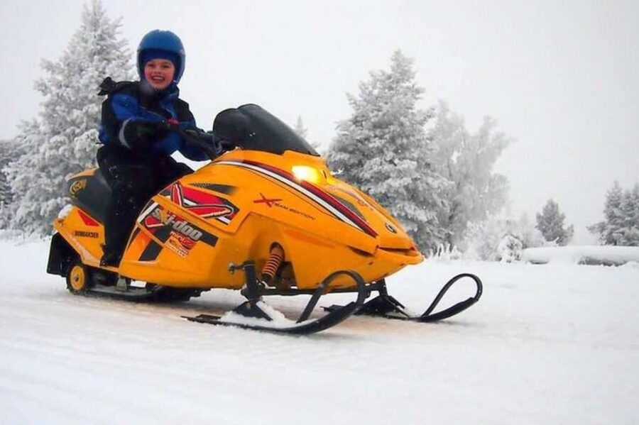 Levi: Lapland Family Snowmobile Safari - What younger children actually do