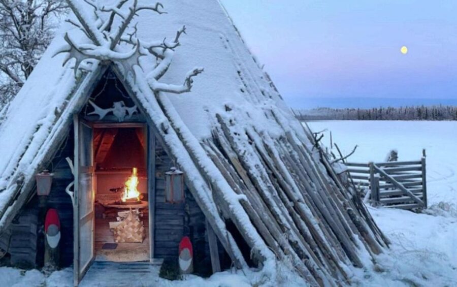 Levi: Lapland Reindeer Safari - Leaving Levi for the reindeer farm