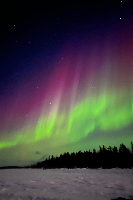 Levi: Northern Lights in Peace and Privacy - by Private Lake - Heli and the local family touch