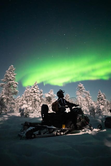 Levi: Northern Lights Sledge Ride - Riding into darker country