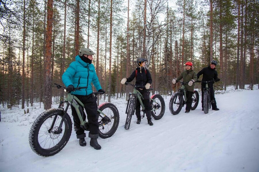 Levi: Reindeer Farm E-Fatbike Safari - What the e-fatbike ride feels like