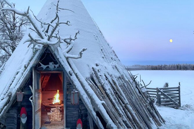 Levi Reindeer Safari - Long or Quick - with Sledge Ride - Hotel pickup makes the two-hour visit easy