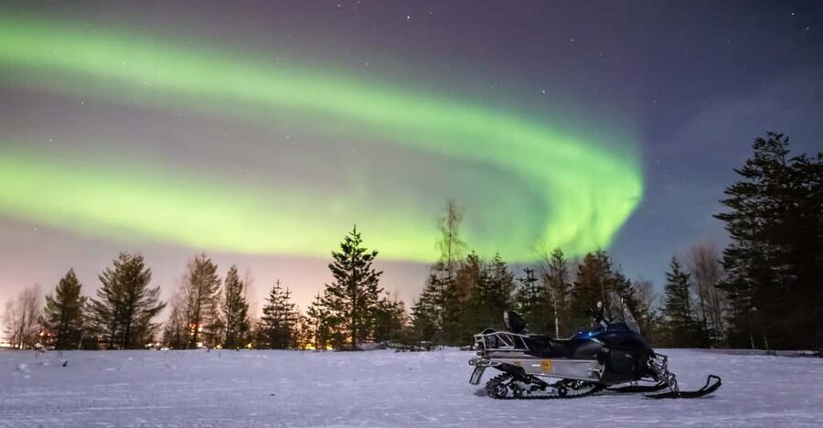 Levi: Snowmobile Northern Lights Hunting Trip - Searching for the Northern Lights Under Real Arctic Skies