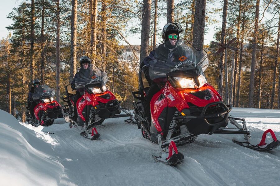 Levi: Snowmobile Safari for Adults - Small groups make the instruction better