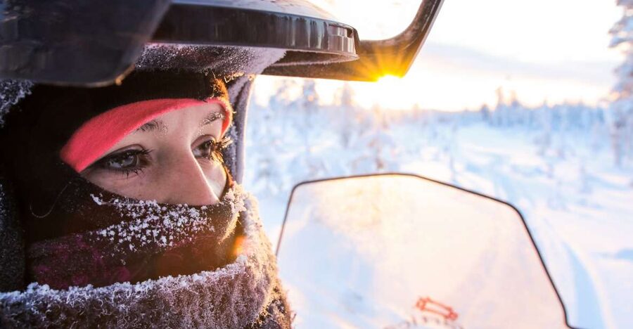 Levi: Snowmobile Safari for Adults - Learning to control the snowmobile
